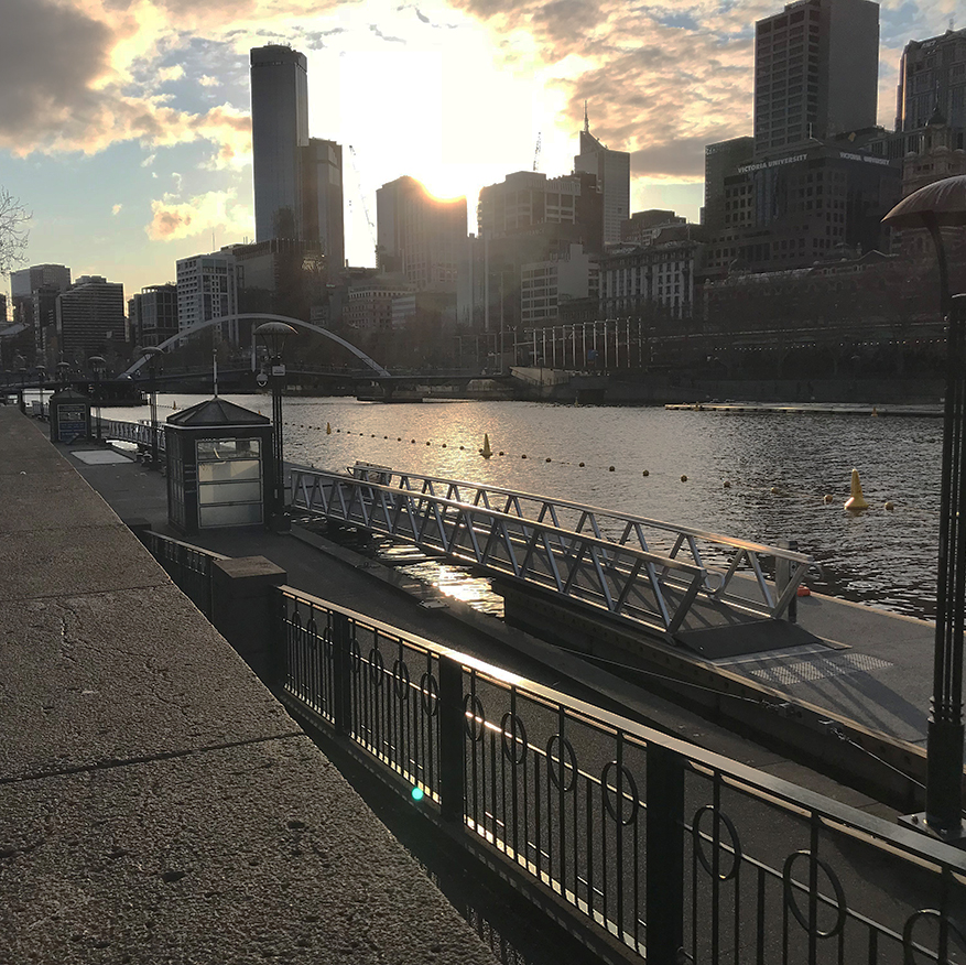 Southgate ferry pontoon