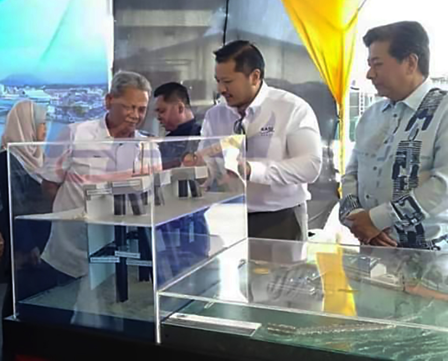 Tawau Malaysia Ferry Terminal Wavescreen model