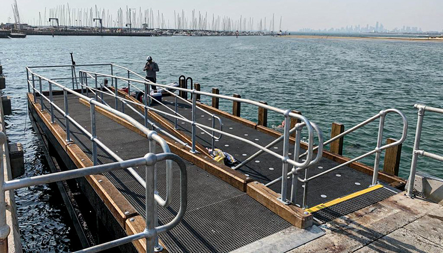 AW Maritime designed Brighton Pier Lower Landing