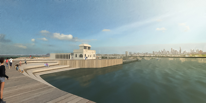 St Kilda pier redevelopment steps