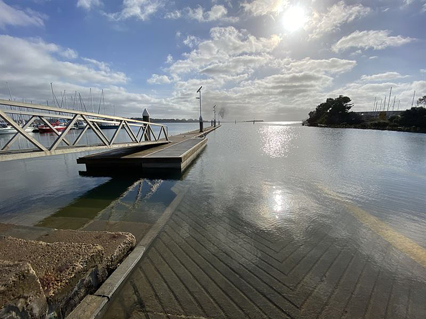 Upgraded Hastings Boat Ramp